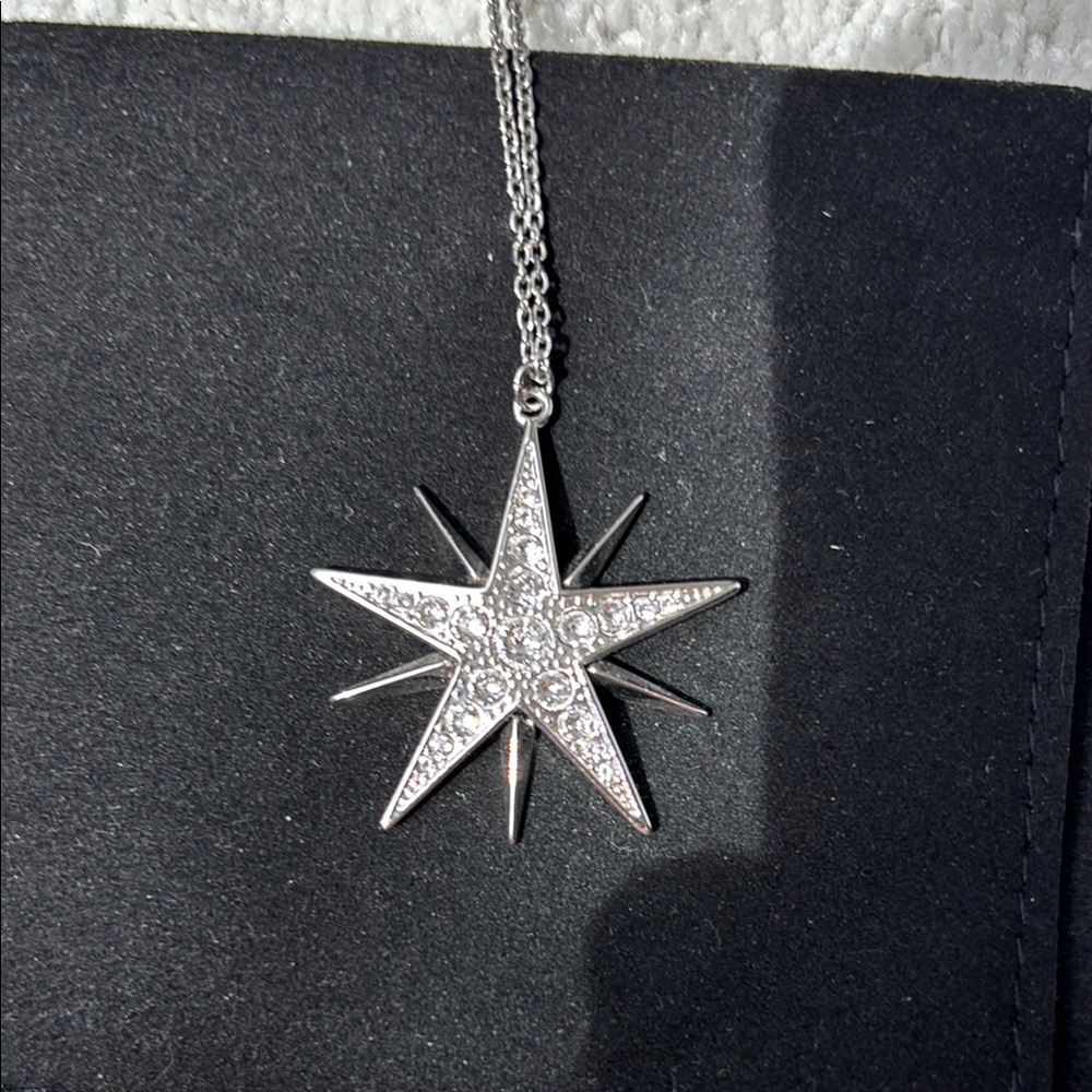 Silver Star Pendant Necklace